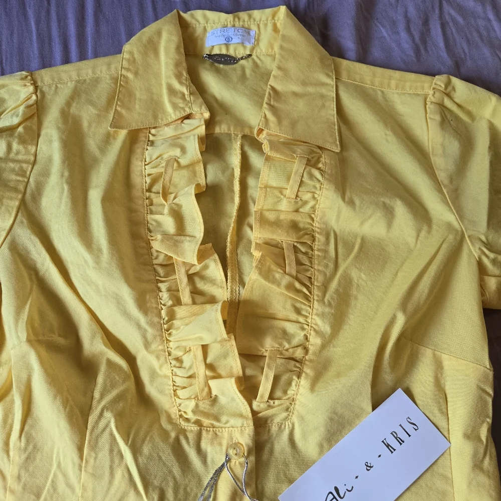 Ali & Kris NWT Ruffle Top, S - Picture 3 of 8